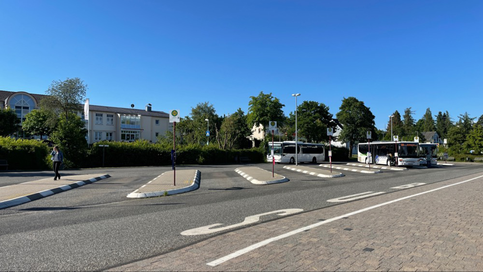 Der Busbahnhof in Kastellaun. | SWR