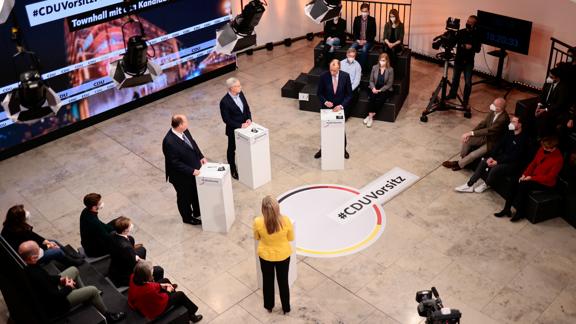 Veranstaltung mit den drei Kandidaten für den CDU-Vorsitz | REUTERS