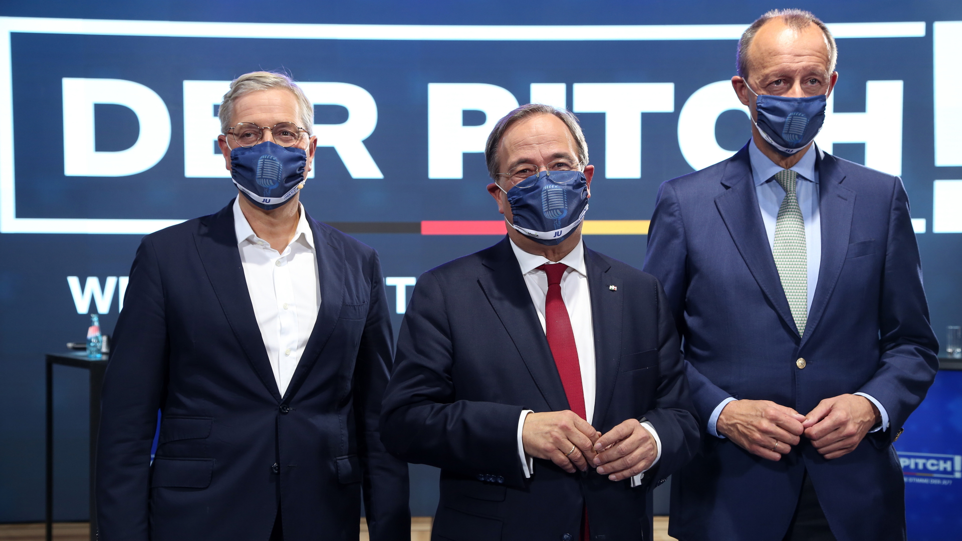 Norbert Röttgen, Armin Laschet und Friedrich Merz | ADAM BERRY/POOL/EPA-EFE/Shutters