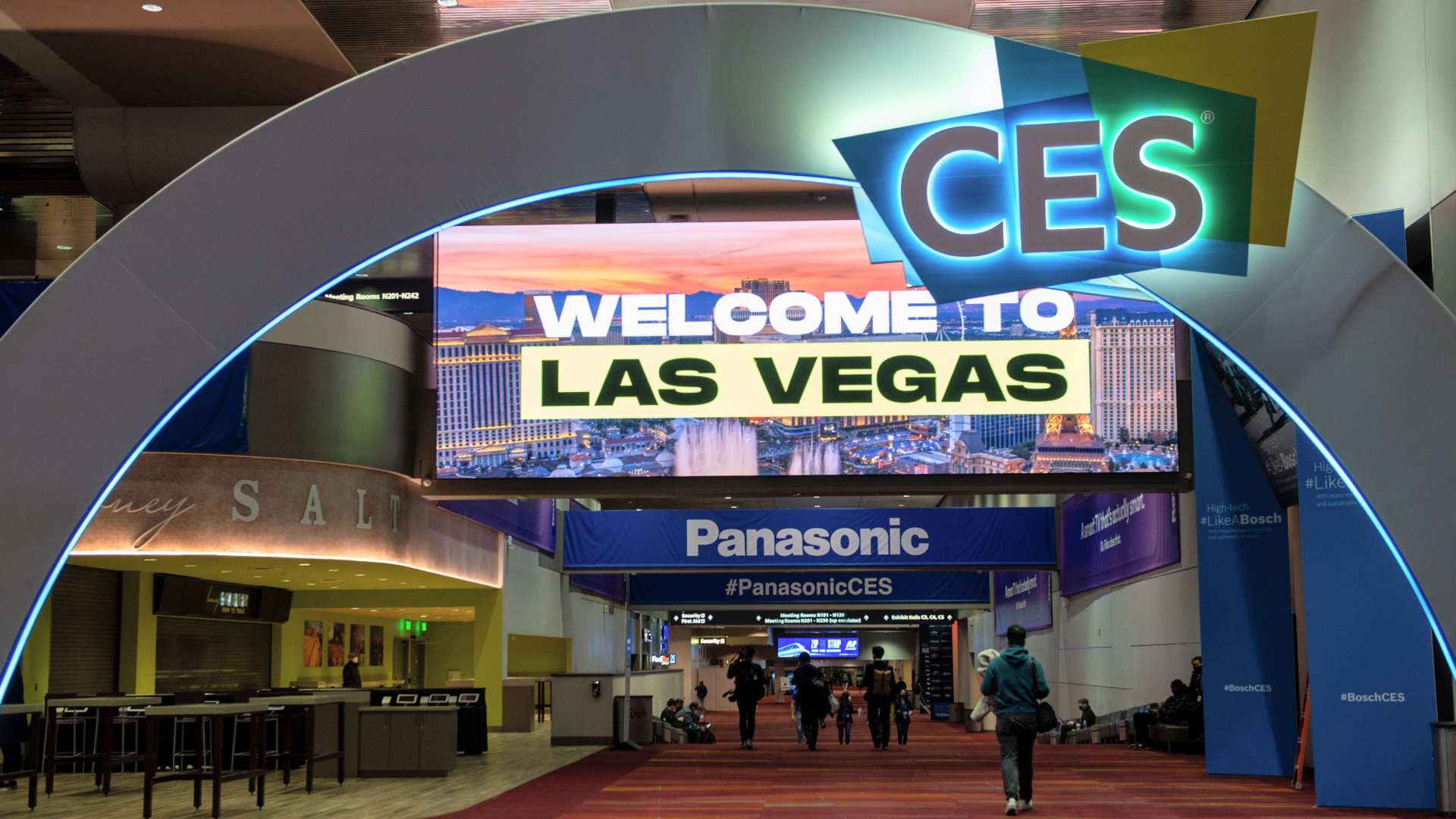 Eingangsbereich der CES in Las Vegas | dpa