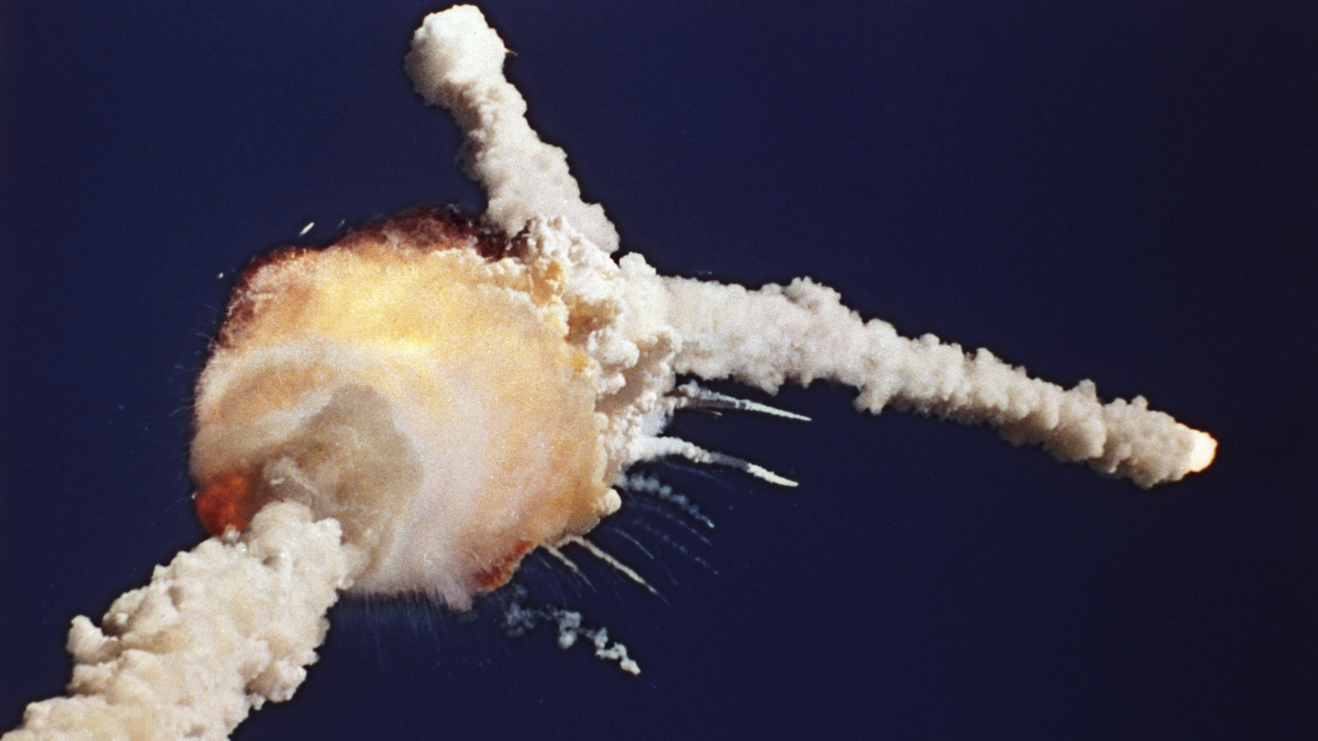 Explosion des Space-Shuttles Challenger (28.01.1986) | AP