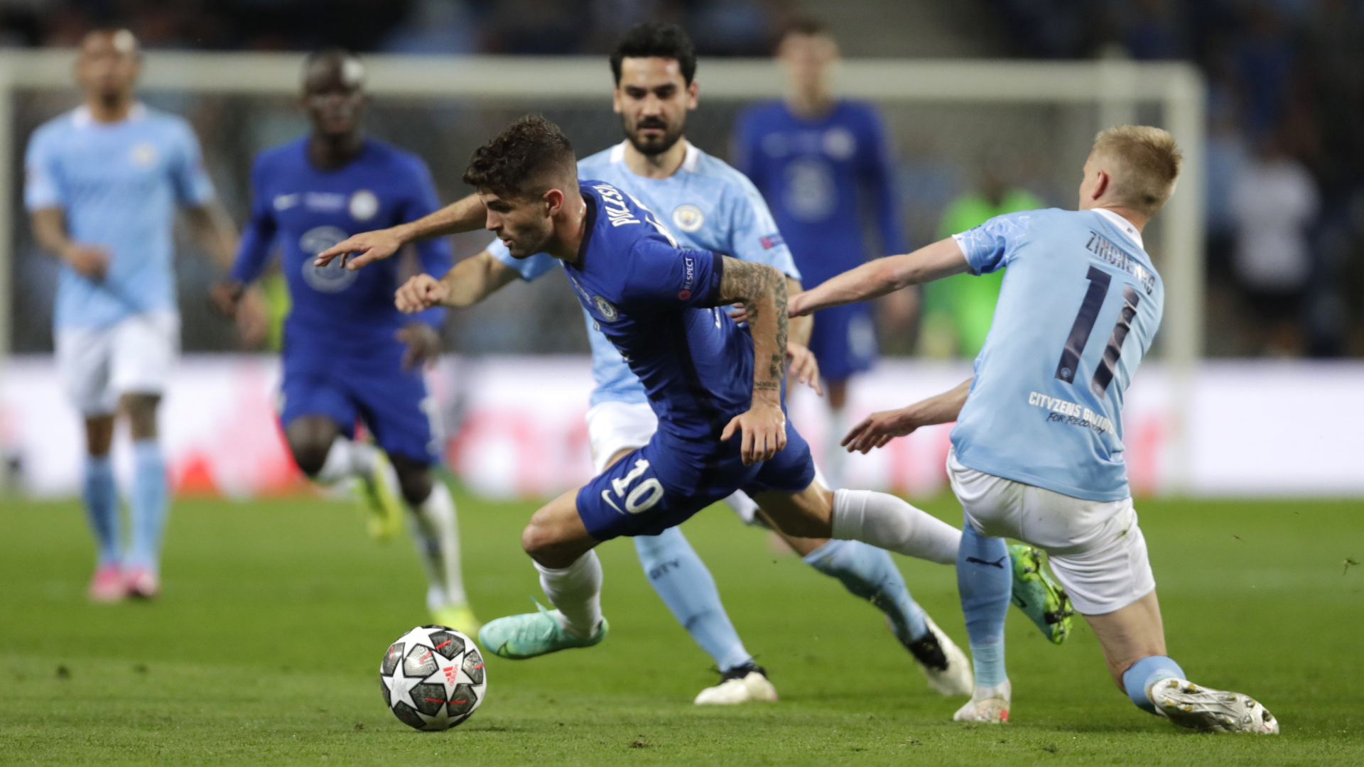 Champions-League-Spiel  Manchester City gegen FC Chelsea | AP