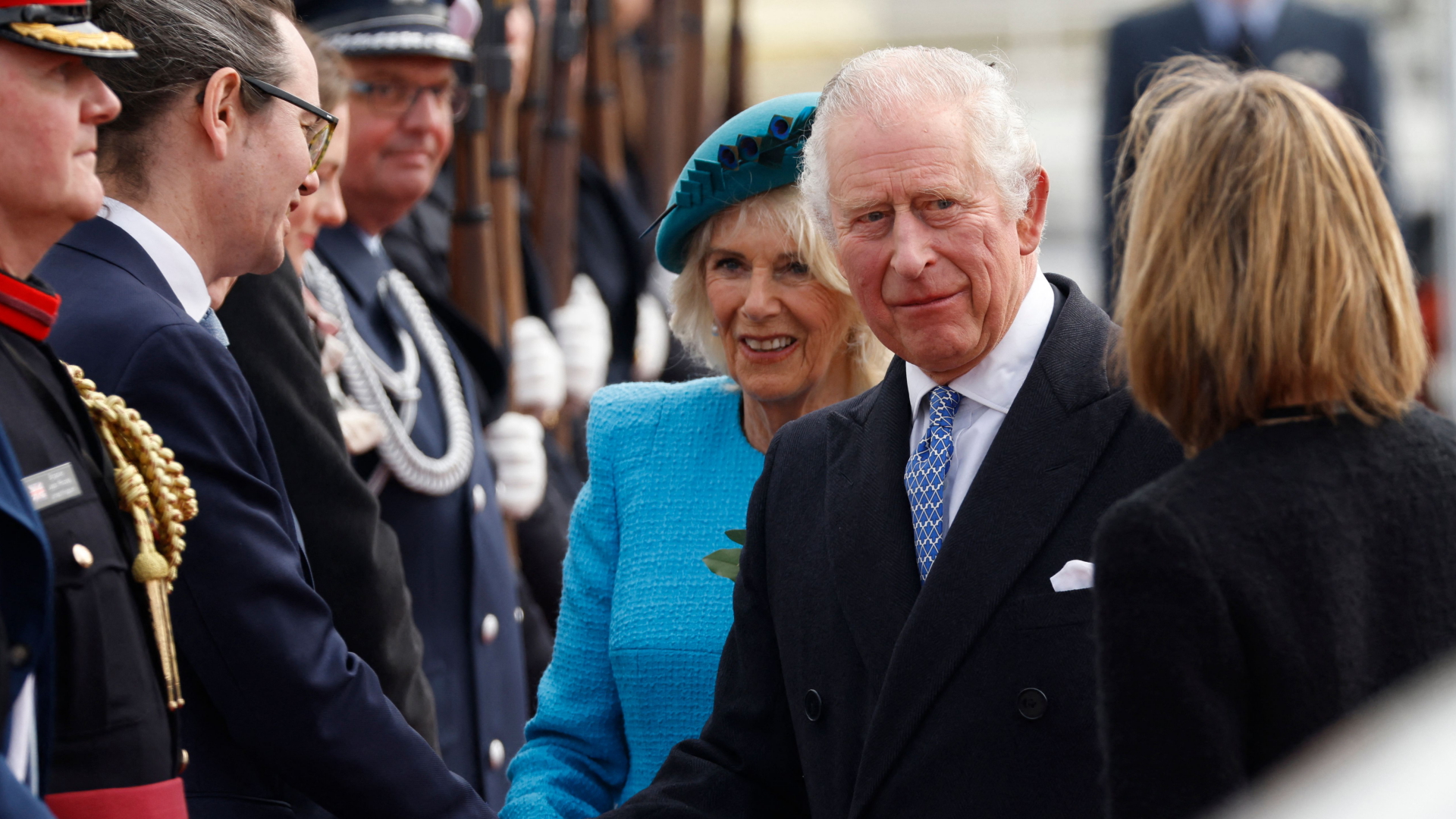 Britisches Königspaar zu Staatsbesuch in Deutschland eingetroffen