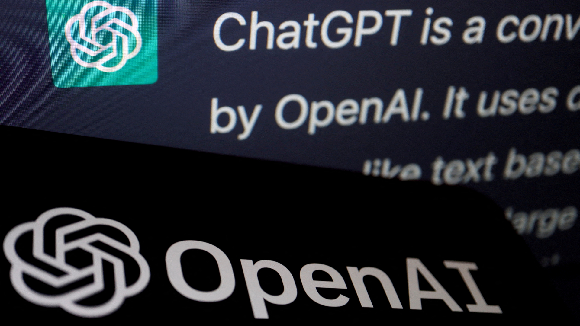 Das Logo der Firma OpenAI