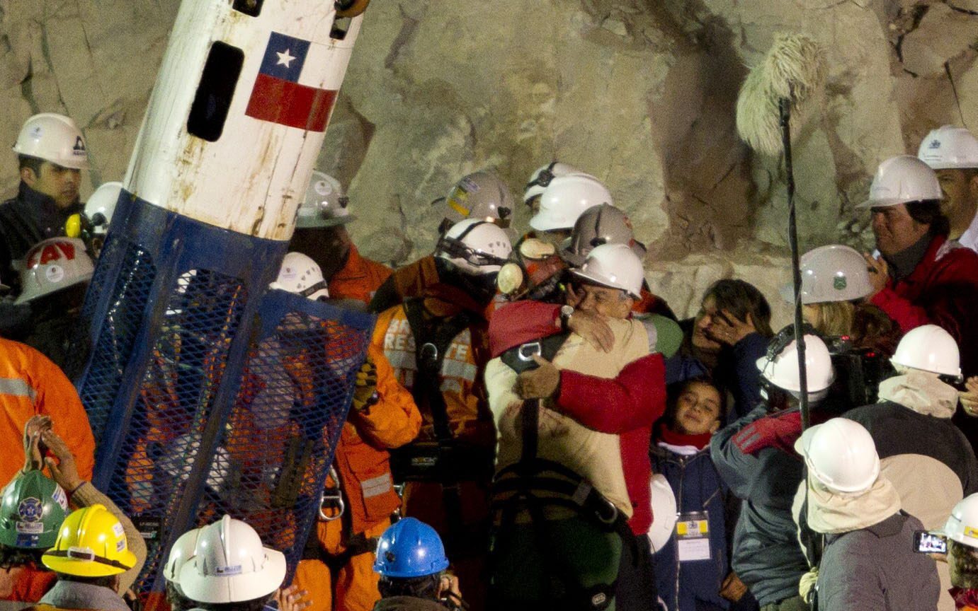 Die Rettung der Bergleute aus der Kupfermine San José in Chile (Oktober 2010) | dpa