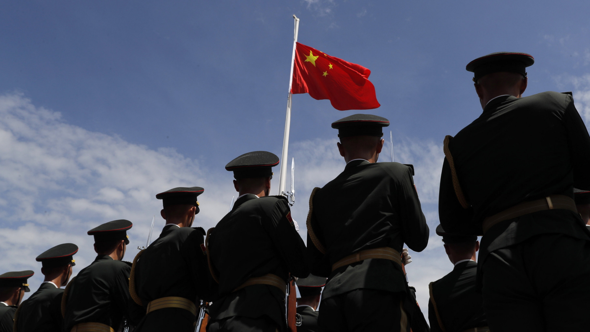  China Armee Macht Symbolbild Flagge  | AP