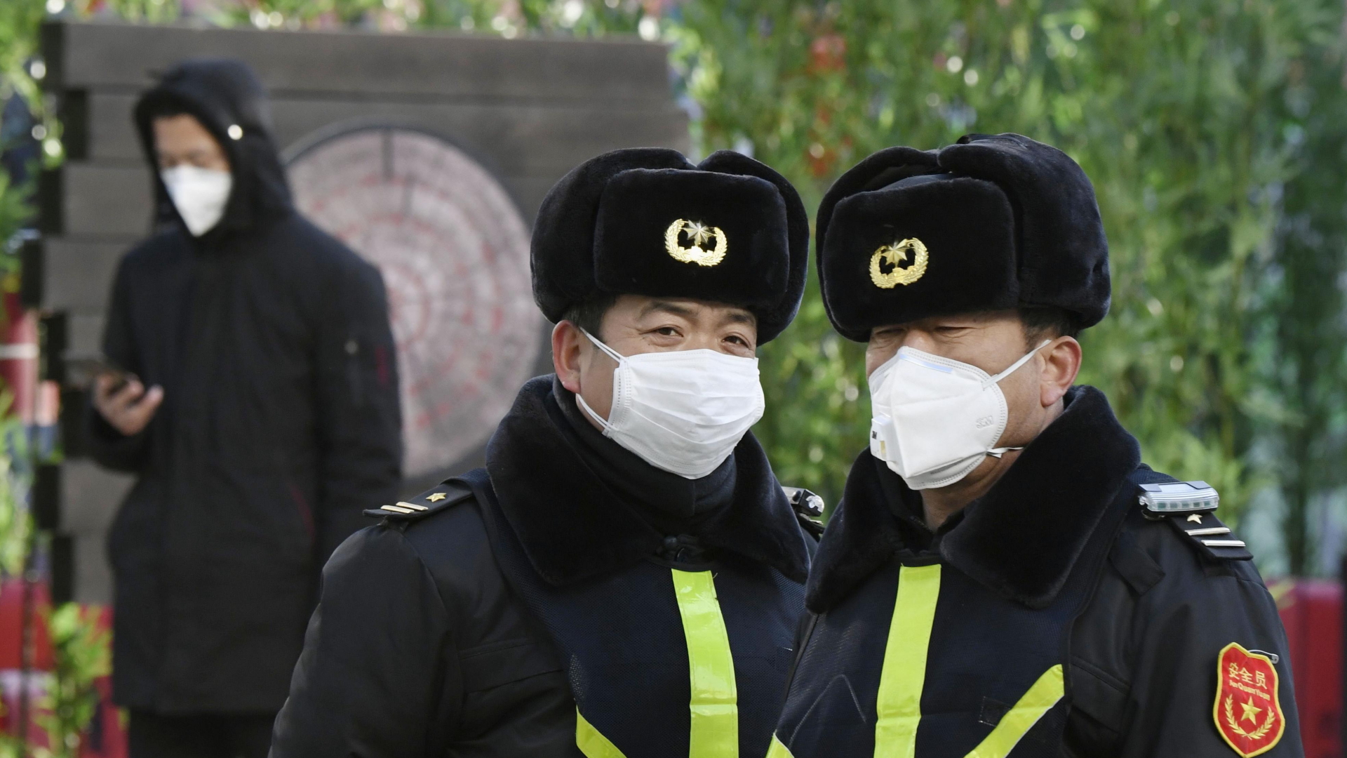 Sicherheitsbeamte in Peking | dpa