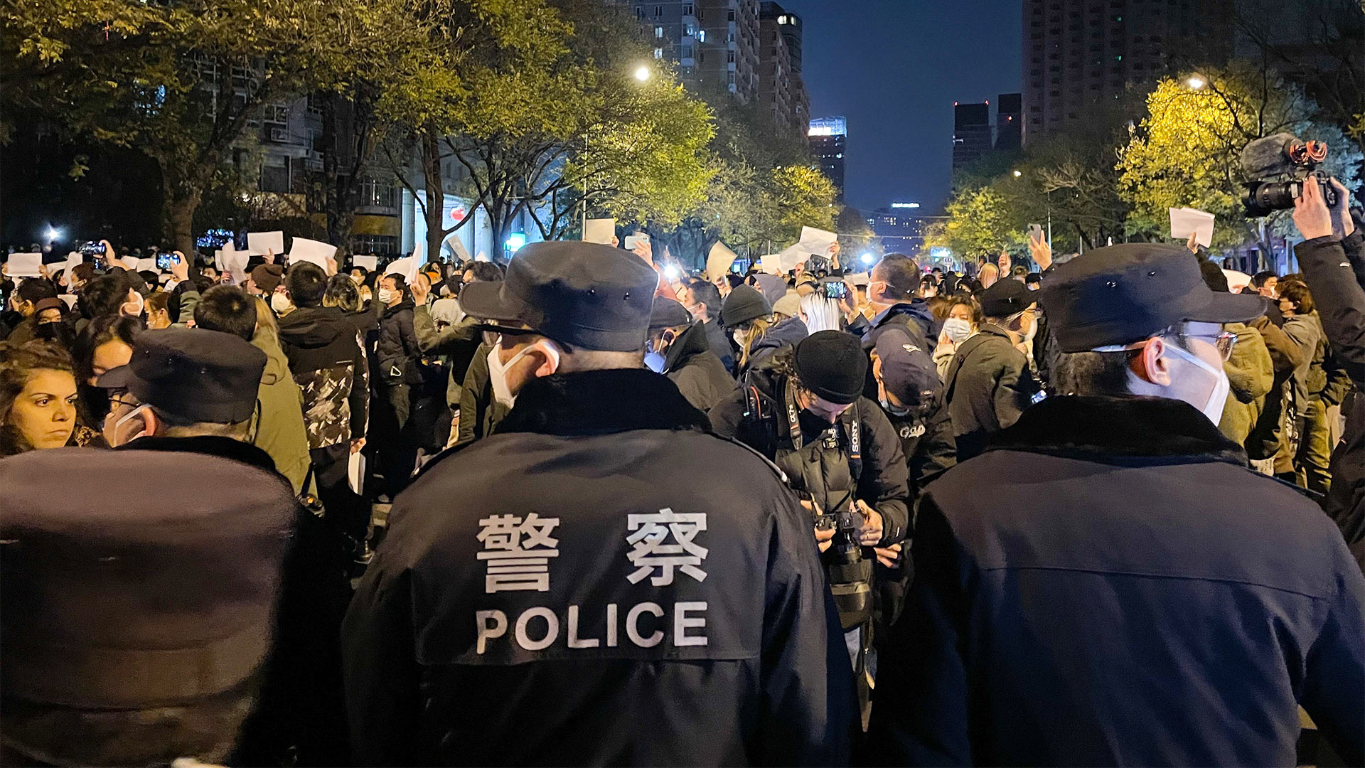 Proteste in Beijing, China | picture alliance/dpa/TASS