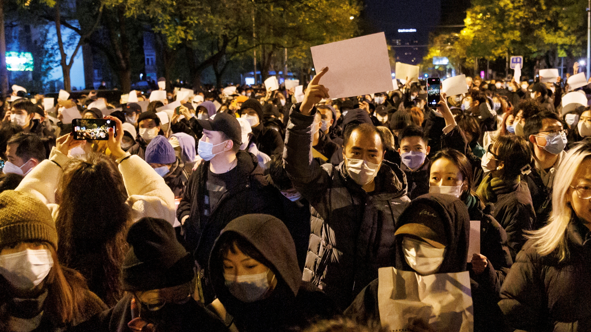 Protest gegen die Covidpolitik in Peking (China) | REUTERS