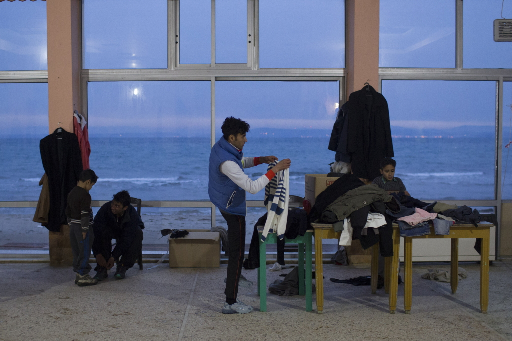 Flüchtlinge auf Chios | null