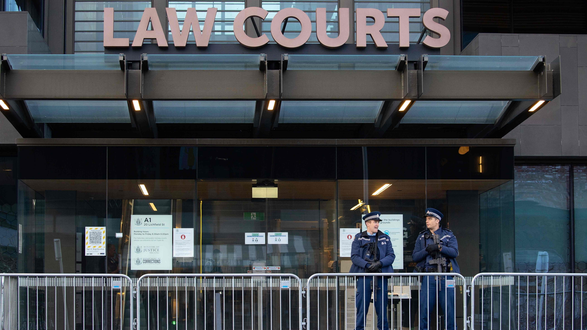 Das Gerichtsgebäude in Christchurch, wo das Urteil gesprochen wurde. | AFP