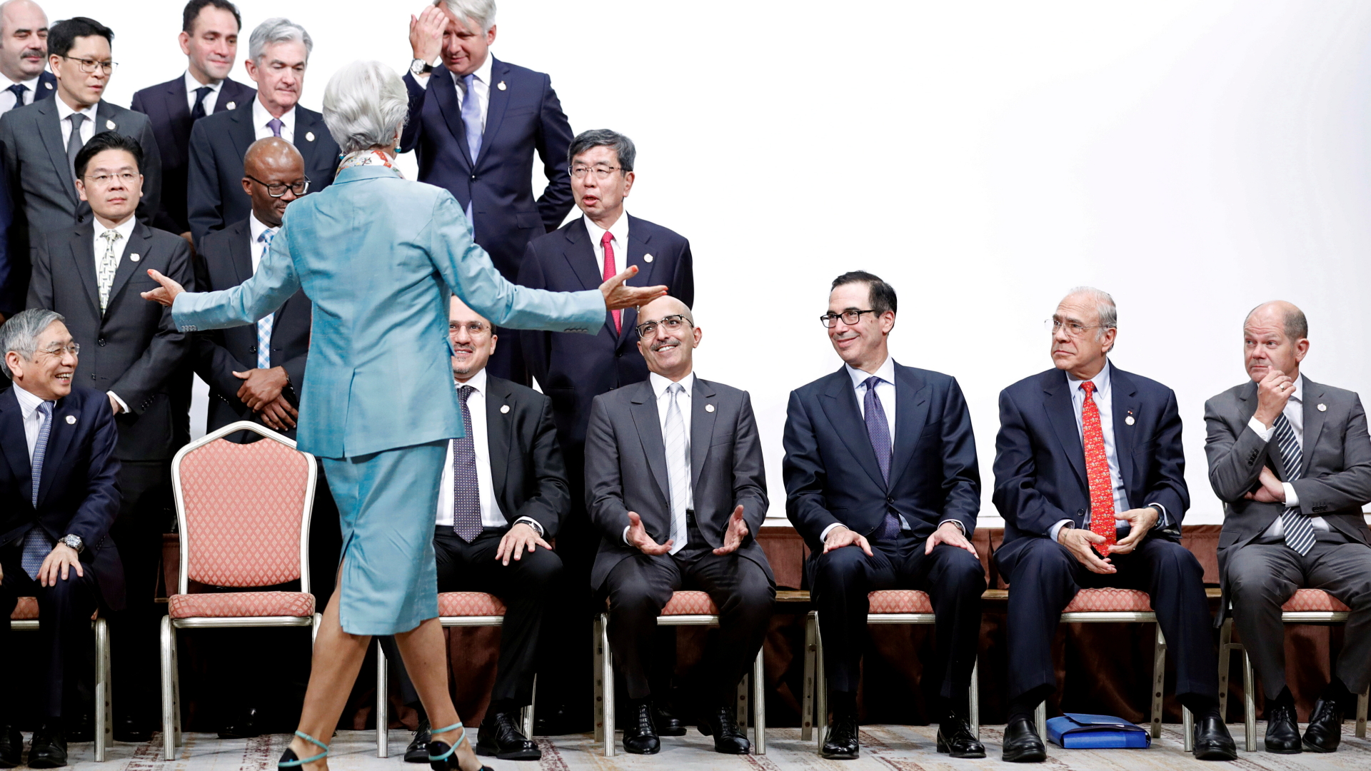 IWF-Chefin Lagarde vor Notenbankchefs und Finanzministern | REUTERS