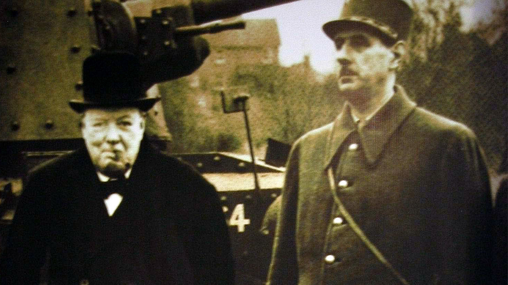 Winston Churchill und Charles de Gaulle