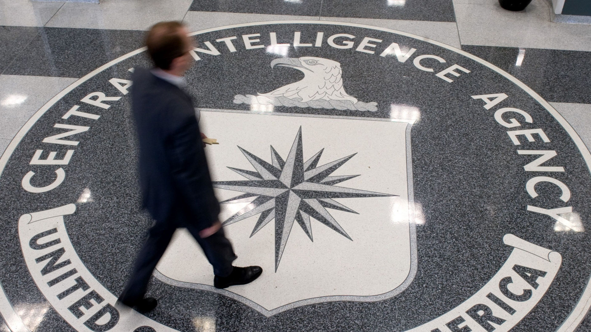 Das CIA-Logo im Hauptquartier des US-Geheimdienstes in Langley, Virginia | AFP