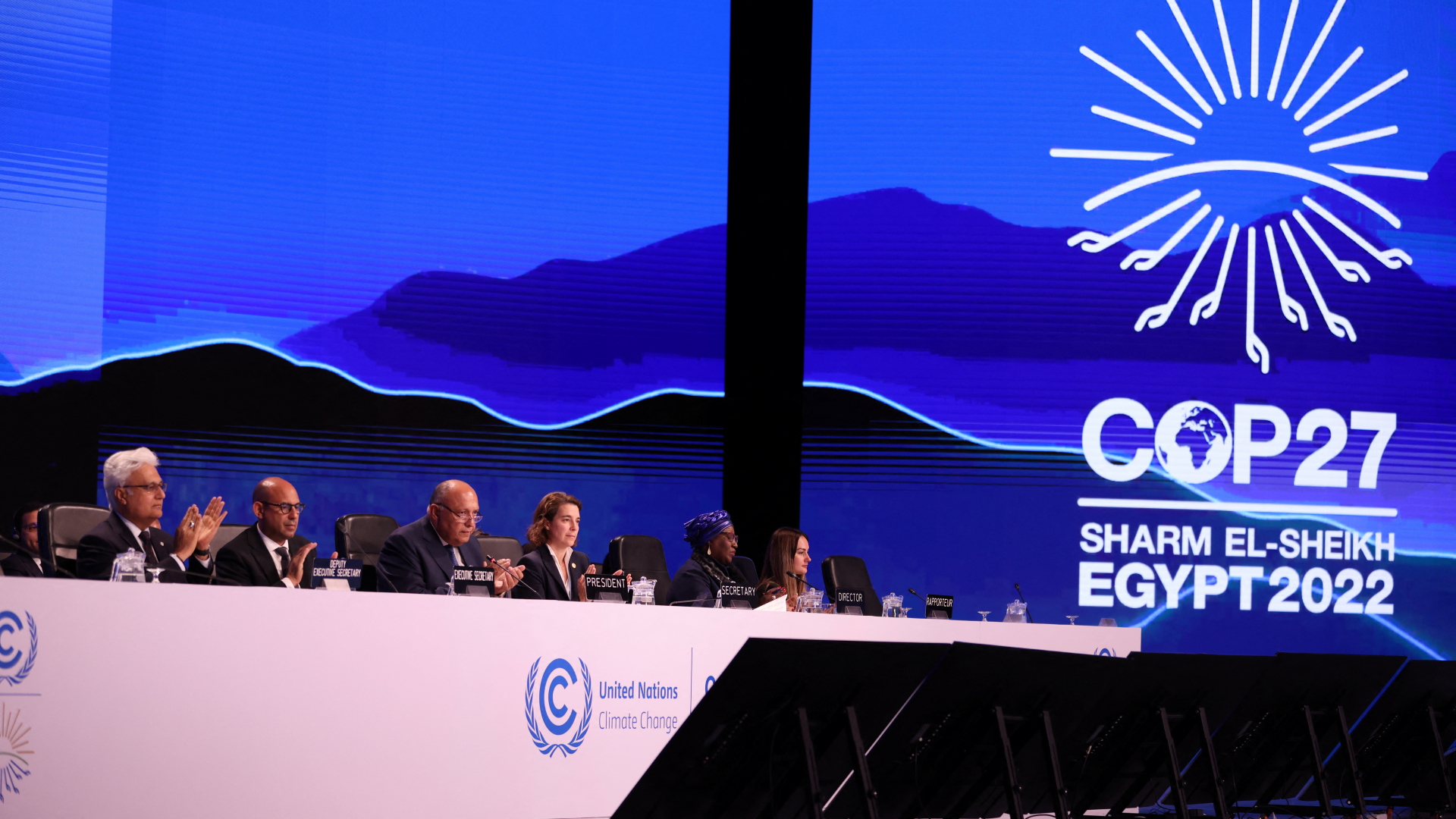 Minister während der Abschlussplenarsitzung des COP27-Klimagipfels | REUTERS
