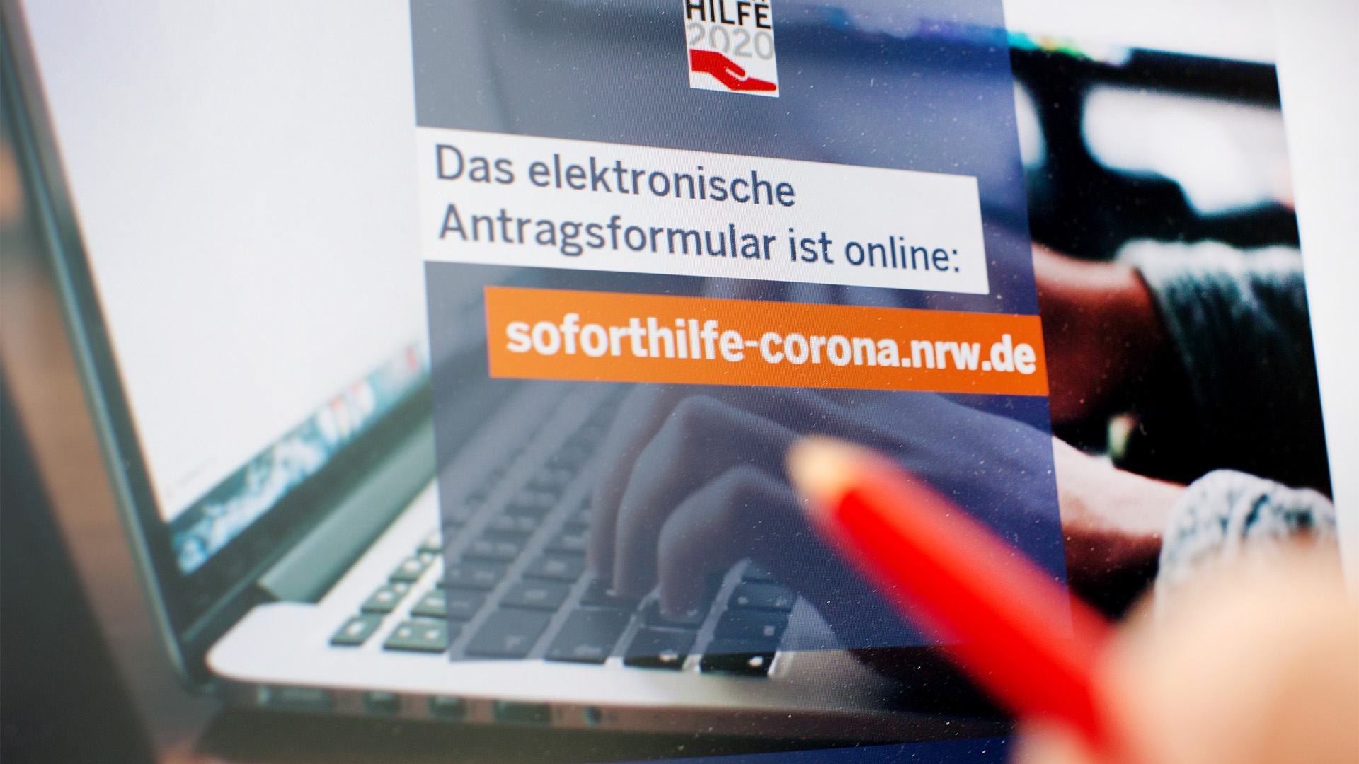 Eine Internetseite des Wirtschaftsministeriums NRW | picture alliance/dpa