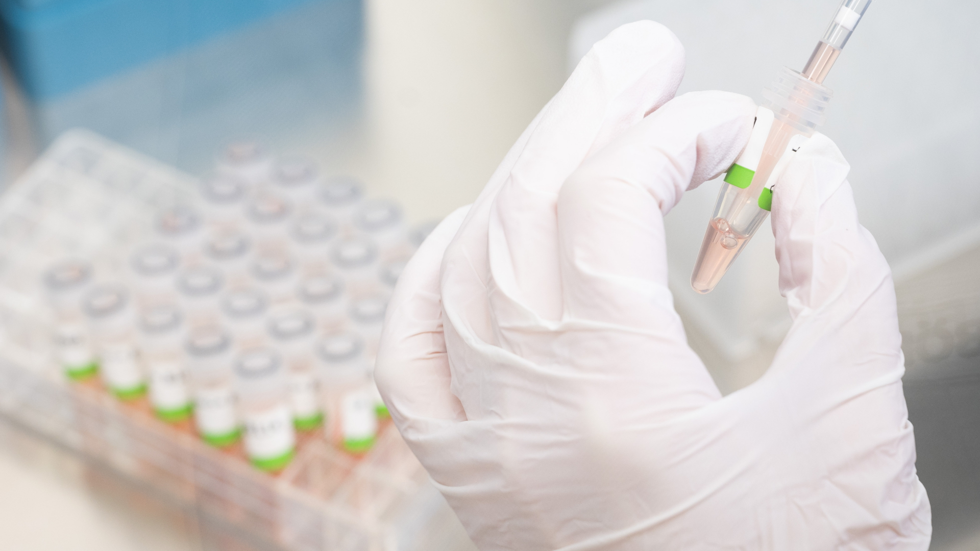 Eine biologisch-technische Assistentin bereitet PCR-Tests auf das Corona-Virus von Patienten im PCR-Labor vom Niedersächsischen Landesgesundheitsamt (NLGA) für die Analyse vor.  | dpa
