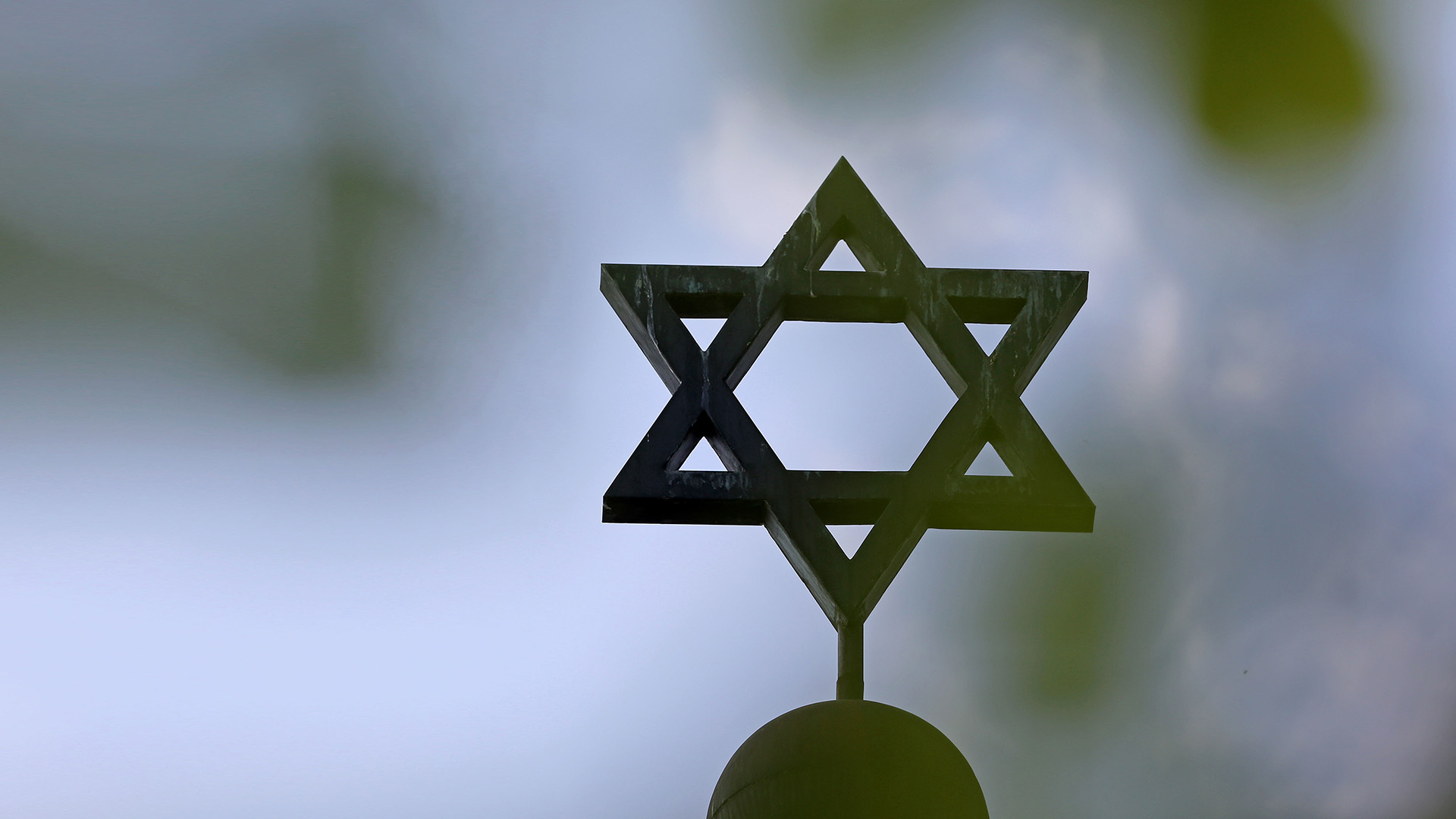 Der Stern der Synagoge der Jüdischen Gemeinde. | picture alliance/dpa
