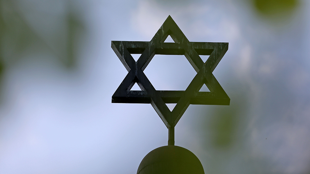 Der Stern der Synagoge der Jüdischen Gemeinde Halle