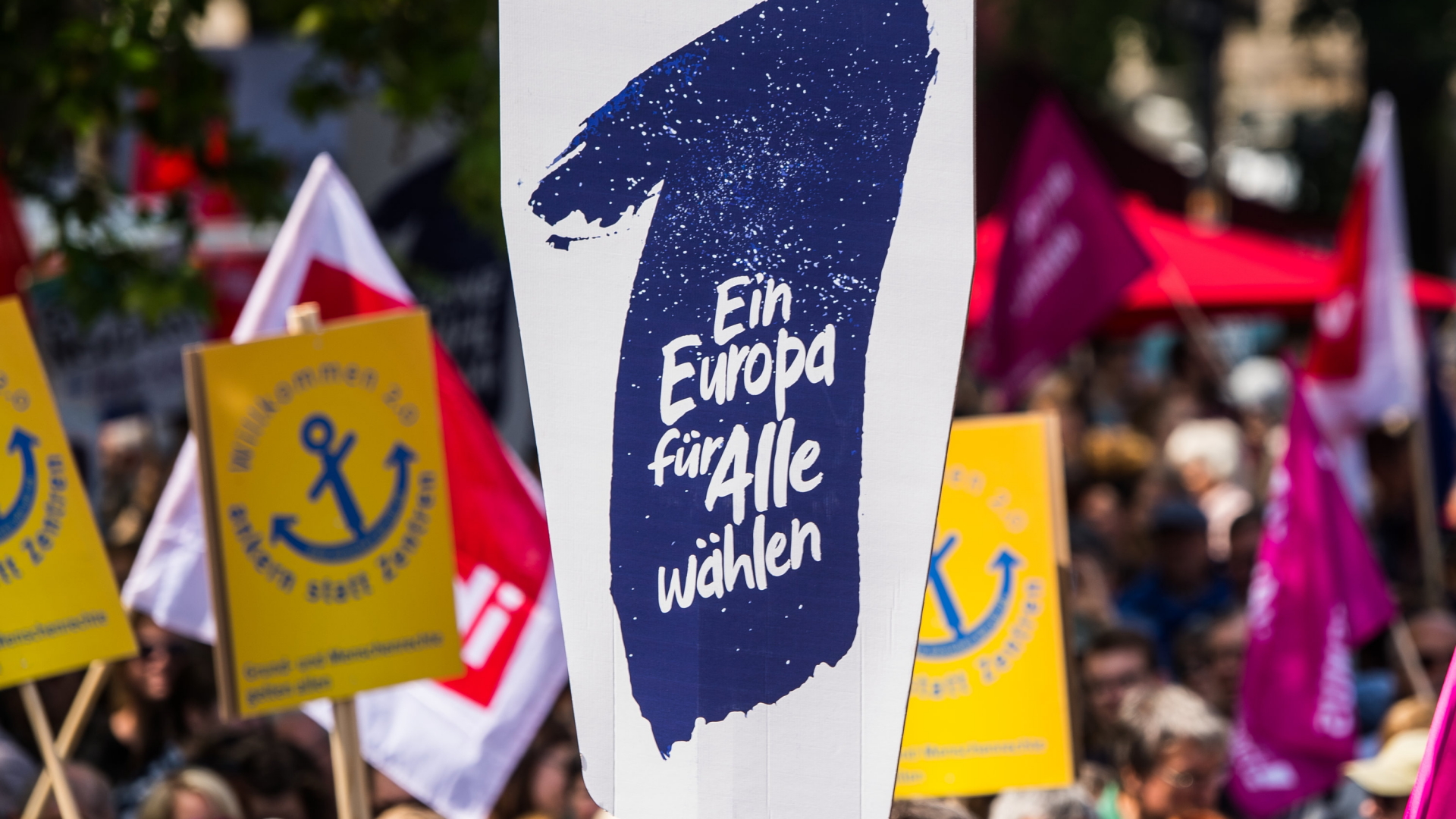 Demo "Ein Europa für alle"  | dpa