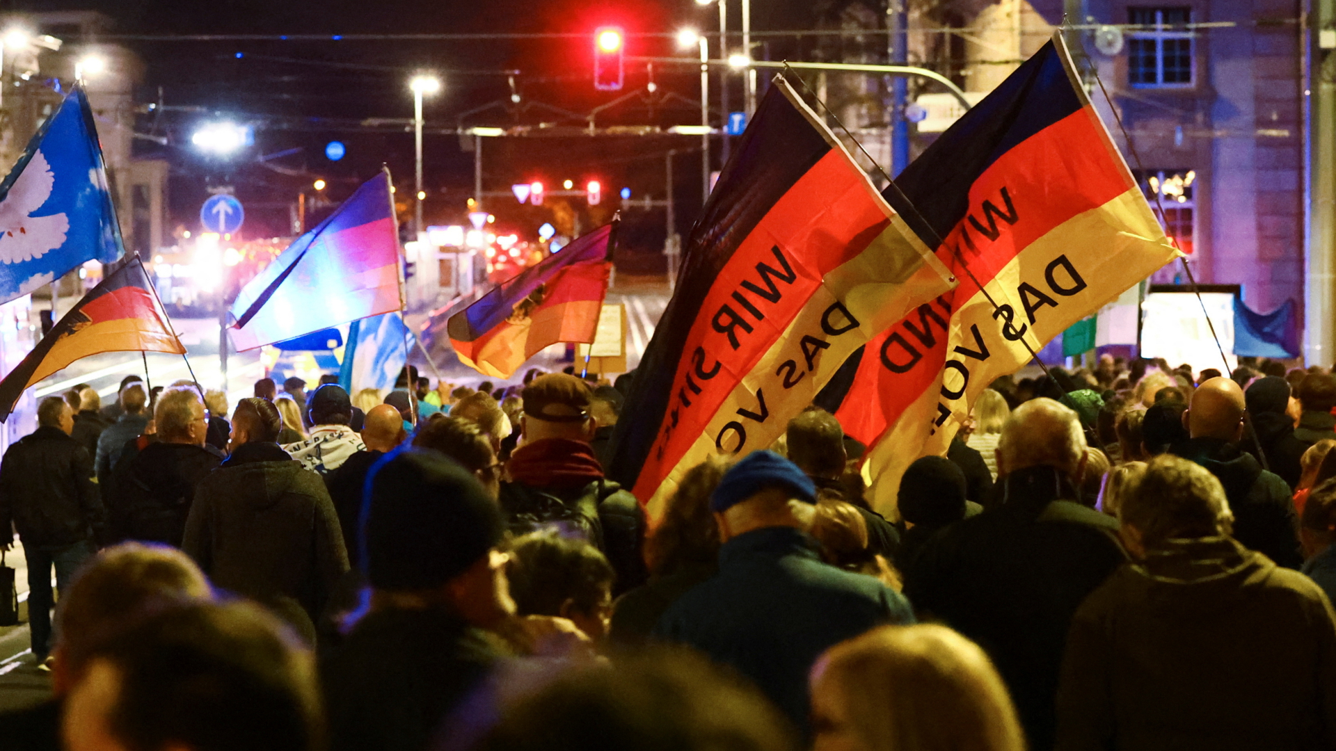 Demonstration gegen die Energie- und Russland-Politik der Bundesregierung in Leipzig  | REUTERS