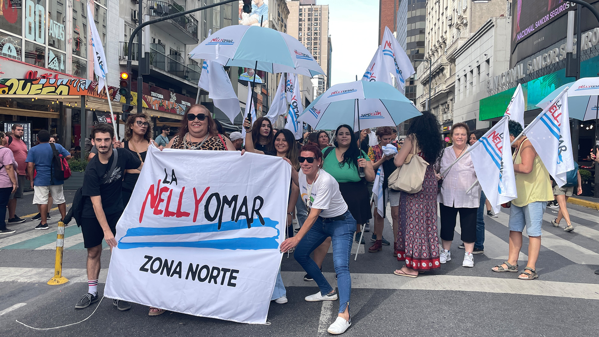 Demonstration von Transmenschen in Argentinien.