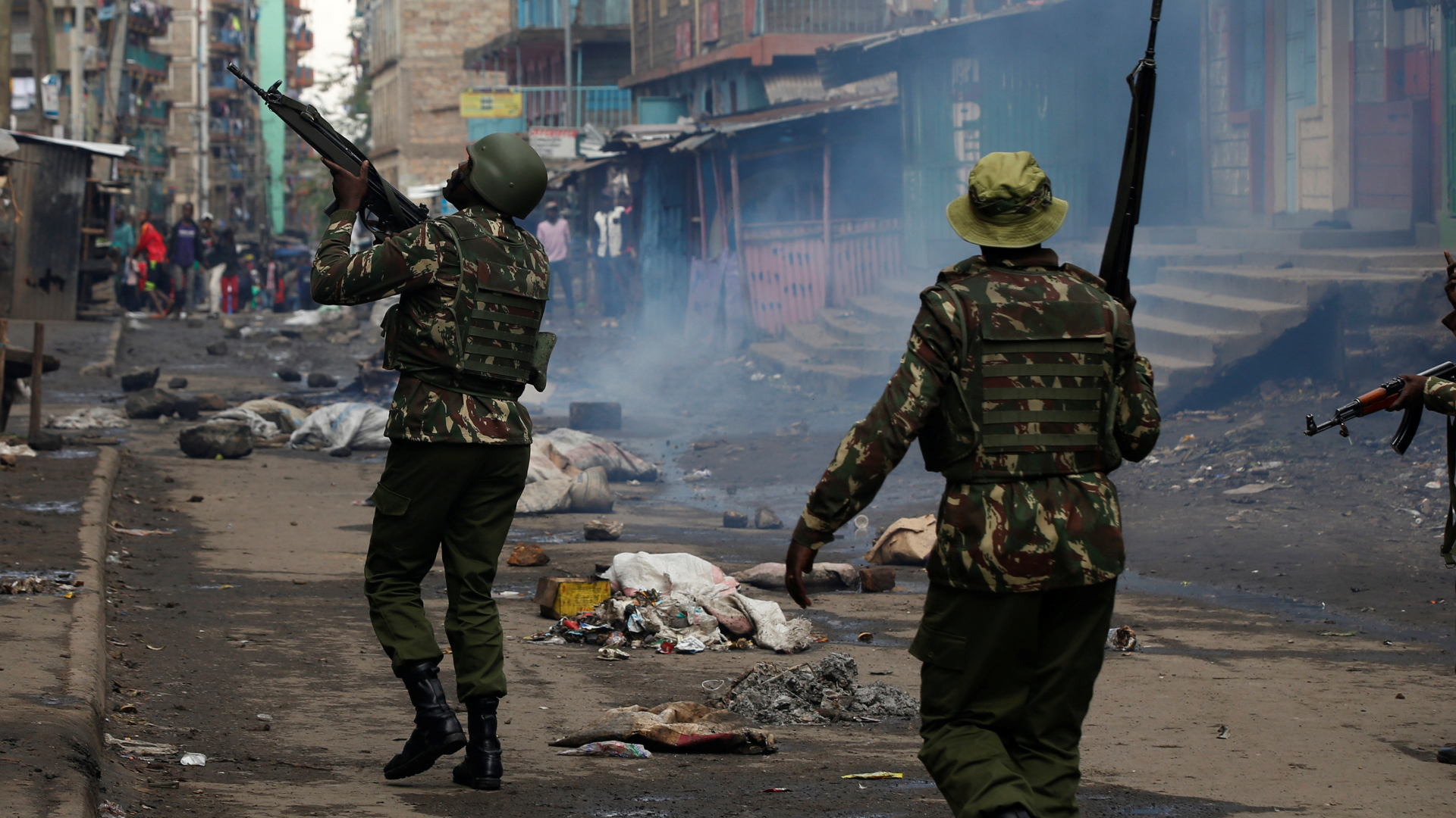 Demonstranten in Kenia | REUTERS