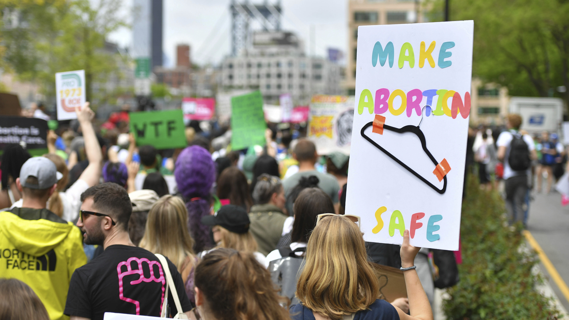 Eine Demonstration für das Recht auf Schwangerschaftsabbrüche in New York. | picture alliance / NDZ/STAR MAX/