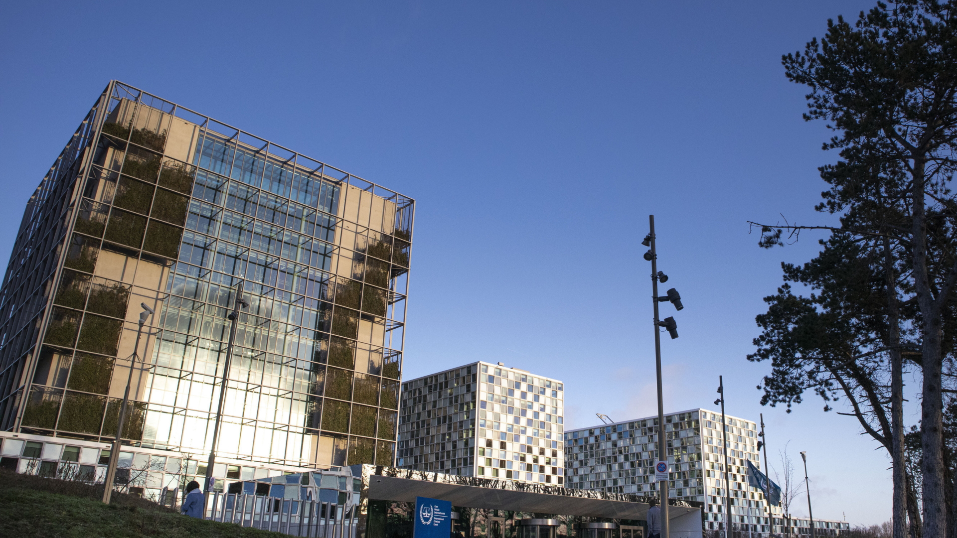 Blick auf den Internationalen Strafgerichtshof in Den Haag | AP