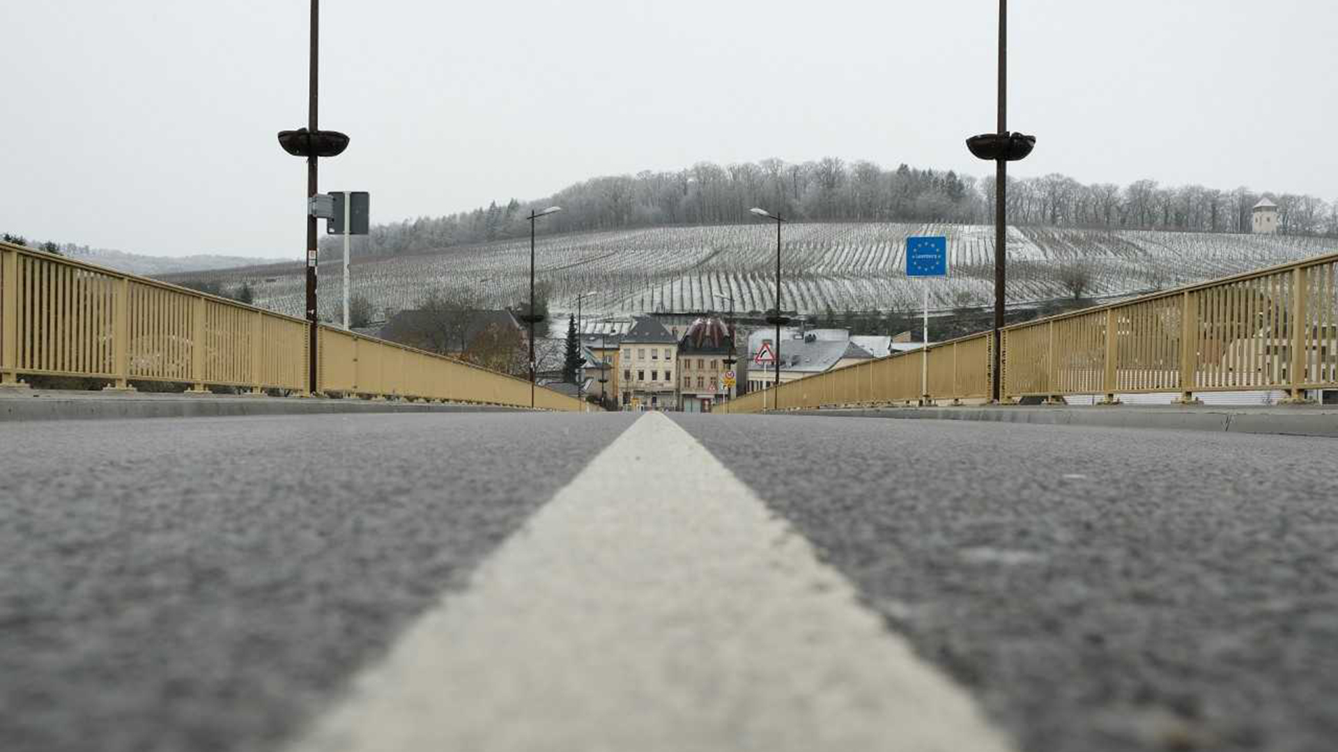 Grenze zwischen Luxemburg und dem Saarland