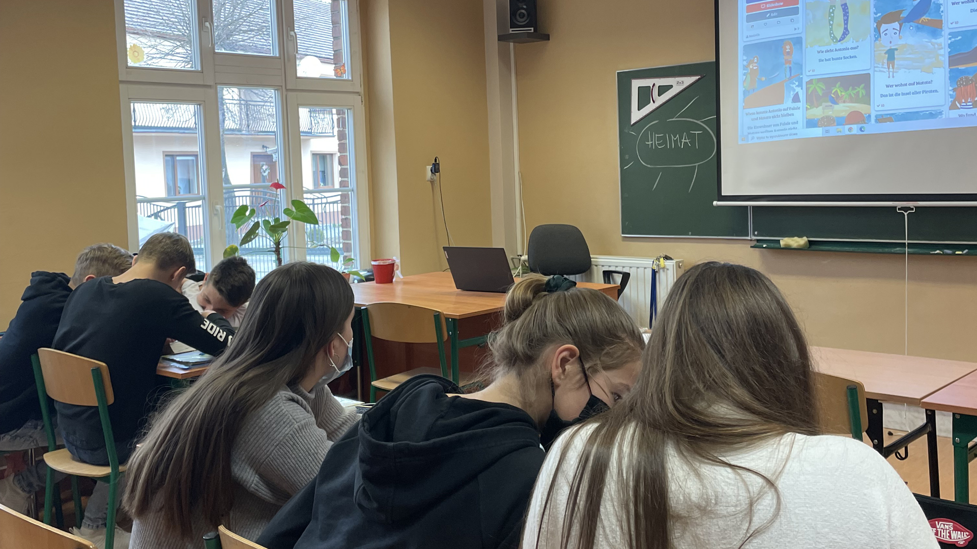 Unterricht an einer Schule, in der viele deutschstämmige Polen unterrichtet werden. | Joanna Diduszko-Kusmirska