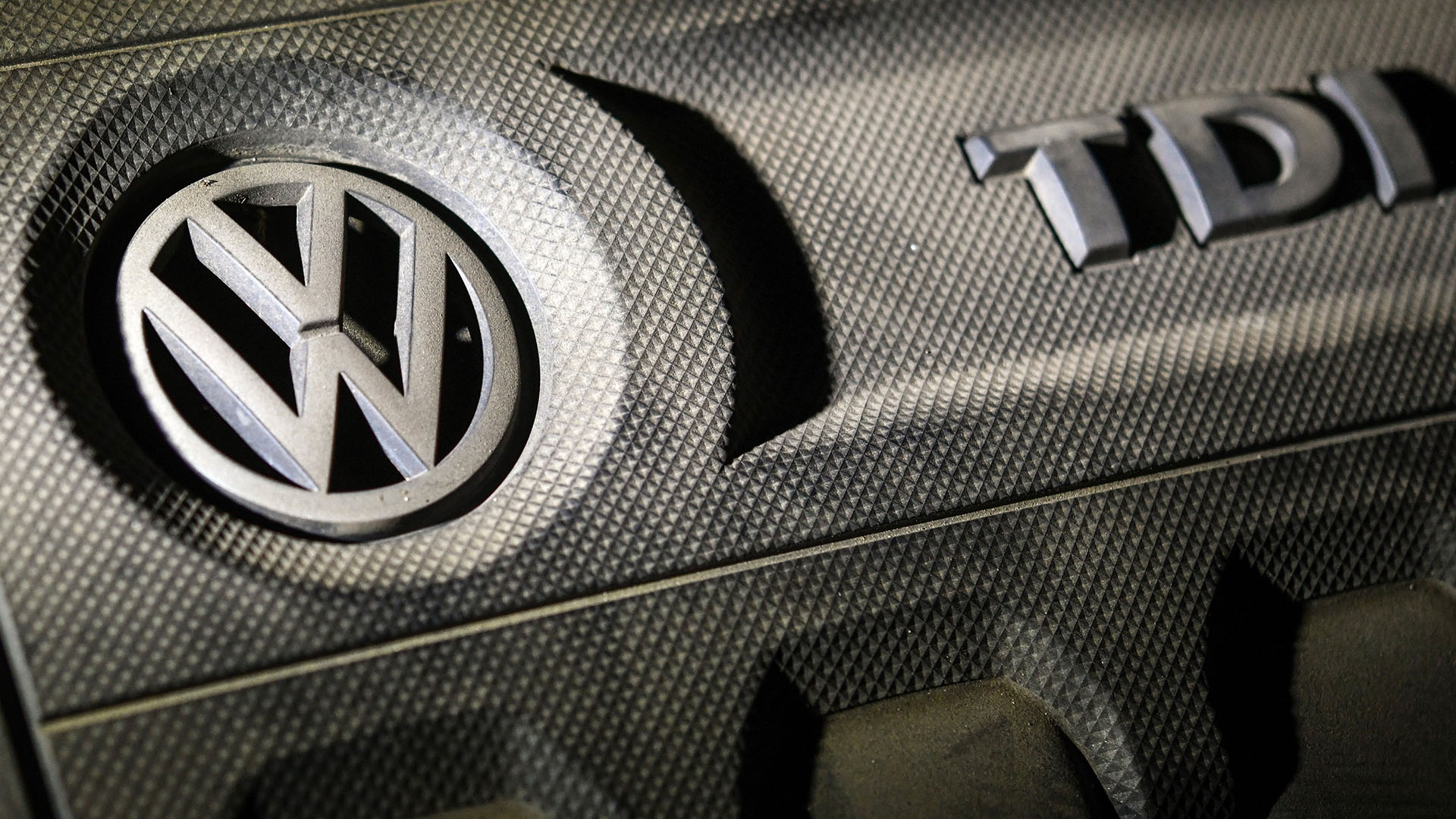 Dieselmotorabdeckung eines VW Golf