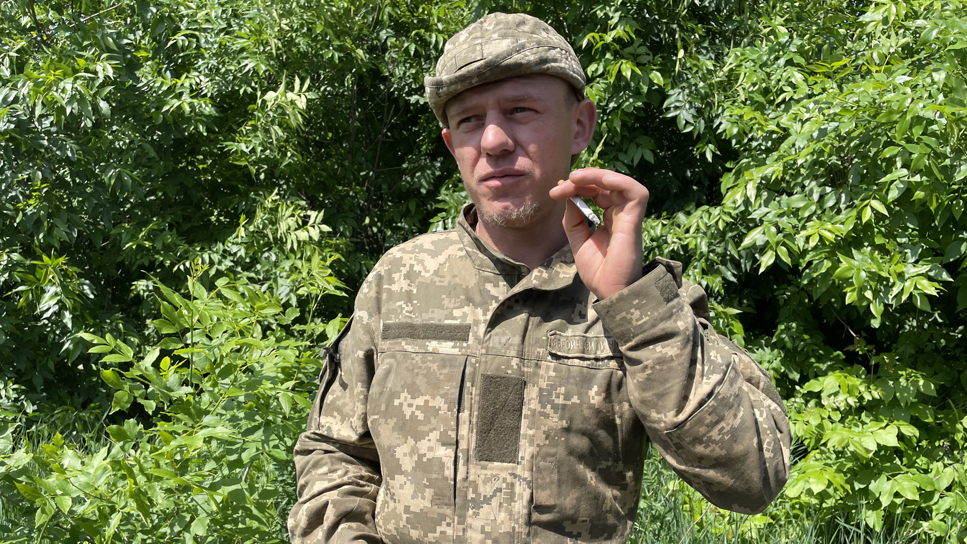 Verwundeter ukrainischer Soldat