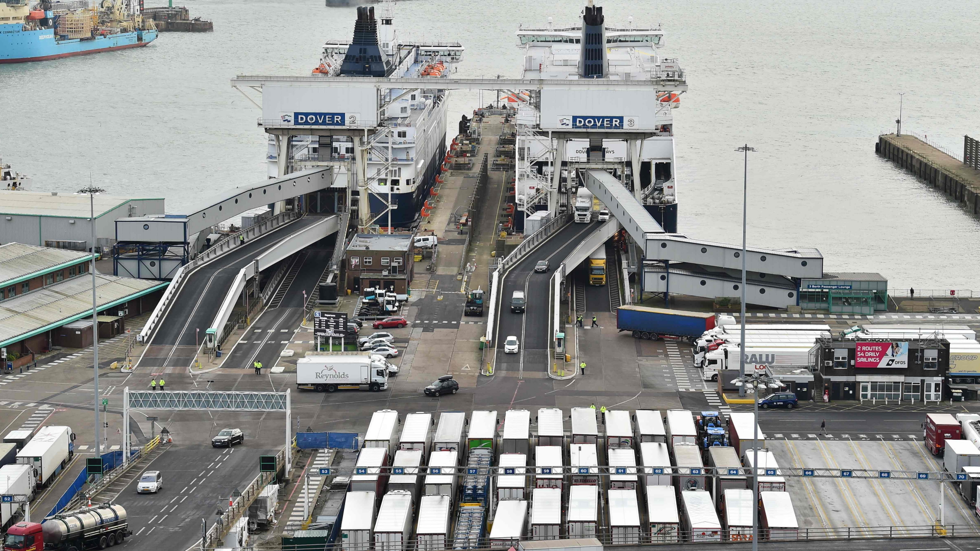 Fähren im Hafen von Dover | AFP