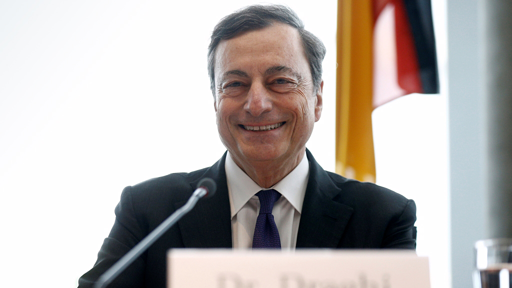 Mario Draghi im Europaausschuss des Bundestags | REUTERS