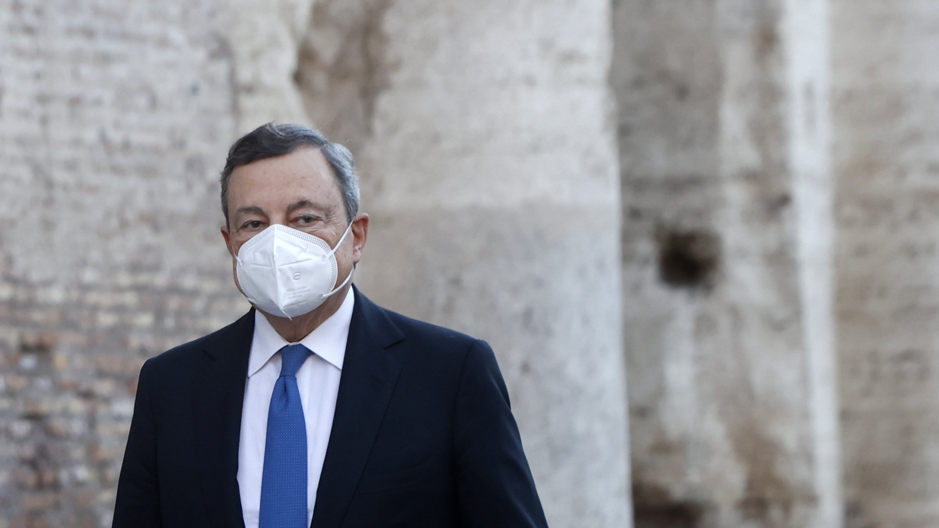 Der italienische Ministerpräsident Mario Draghi | AP