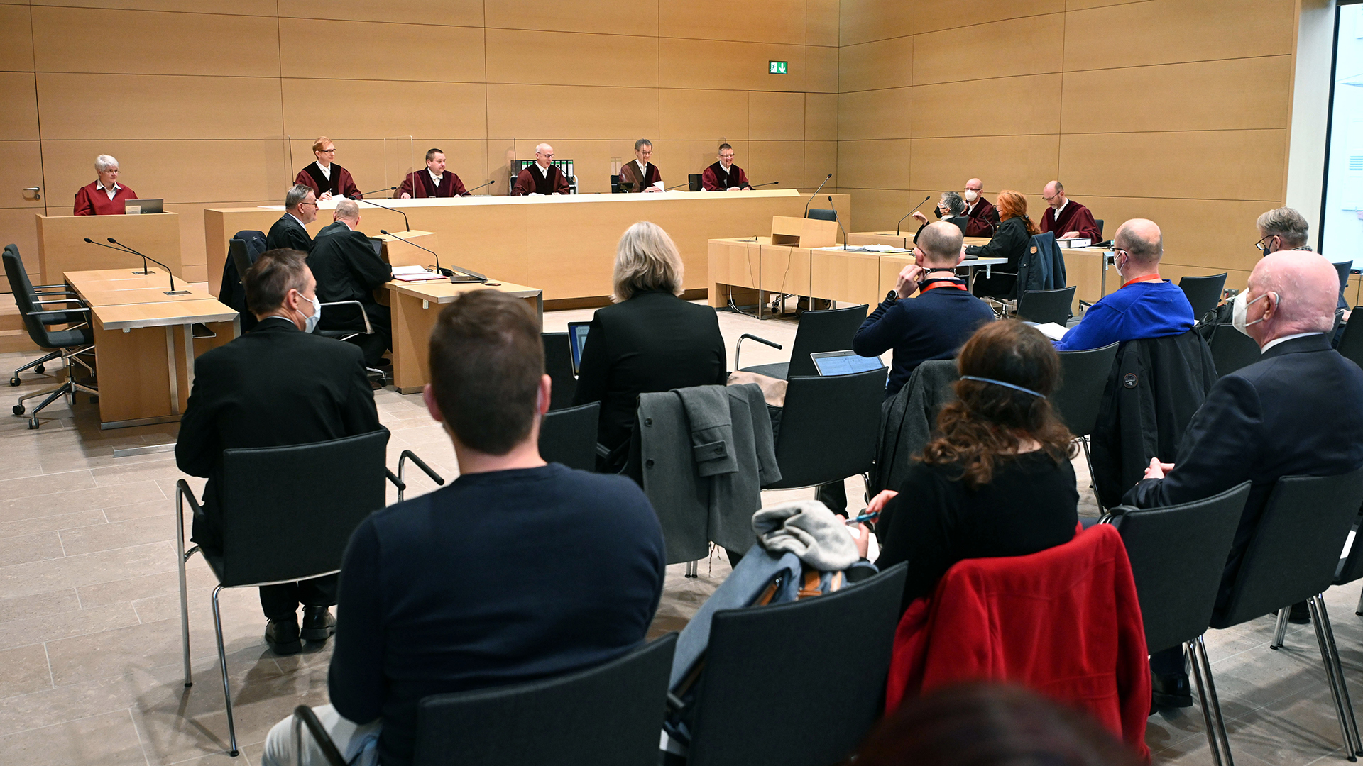 Der Dritte Strafsenat des Bundesgerichtshofs eröffnet eine Verhandlung zum NSU-Komplex. (Archivbild: 02.12.2021) | dpa