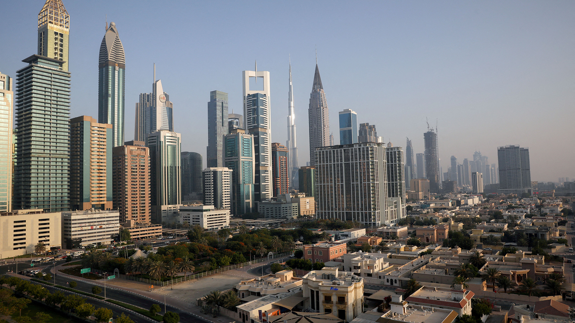 Skyline von Dubai, Vereinigte Arabische Emirate. | REUTERS