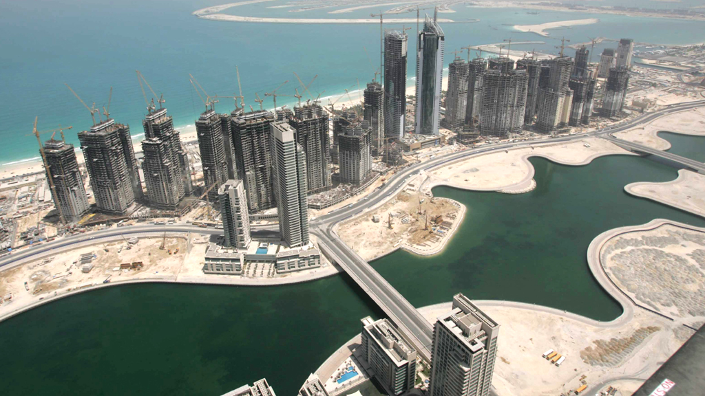 Baustelle in Dubai