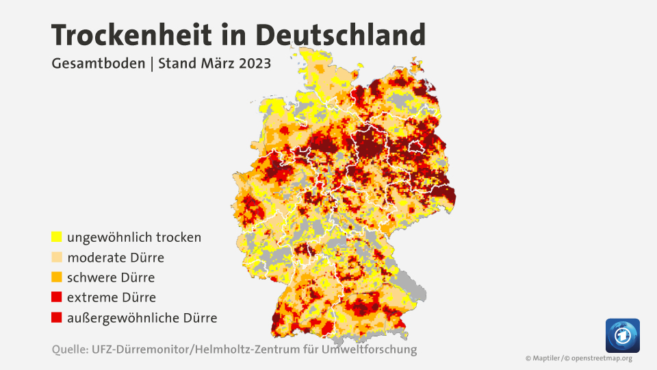Trockenheit in Deutschland | ARD-aktuell