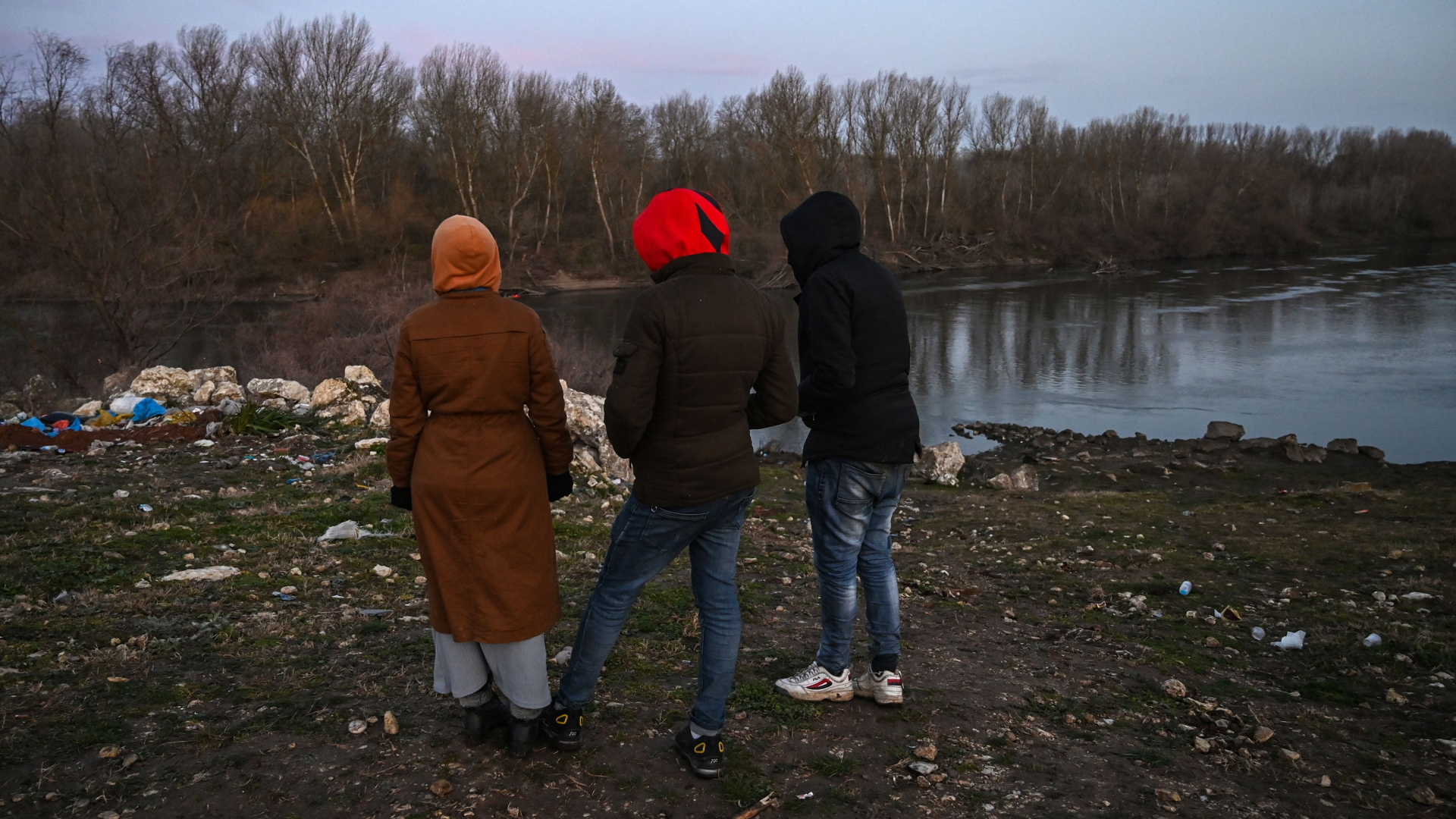 Frauen an der türkisch-griechischen Grenze bei Edirne | AFP