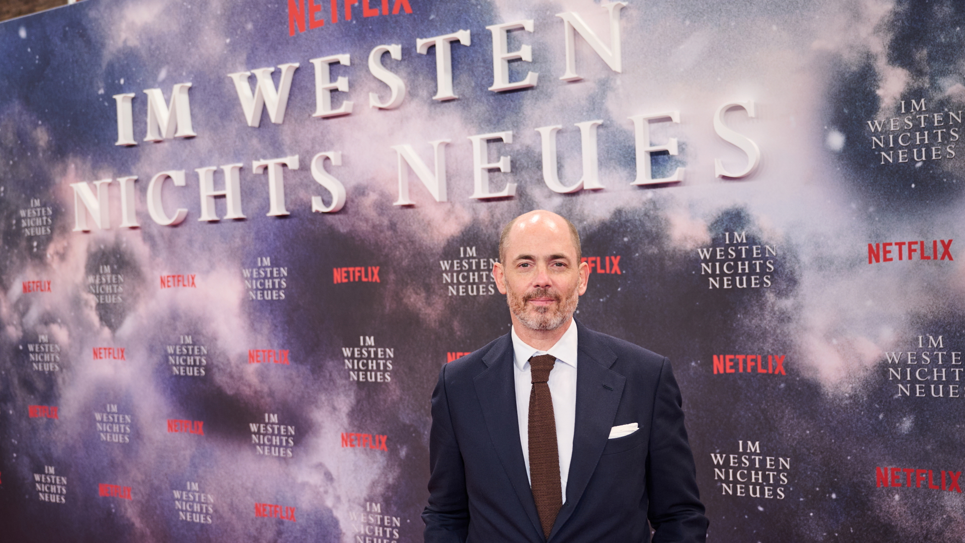 Filmregisseur Edward Berger am 27.09.2022 bei der Premiere seines Films "Im Westen nichts Neues", eine Netflix-Produktion, im Kino International | dpa