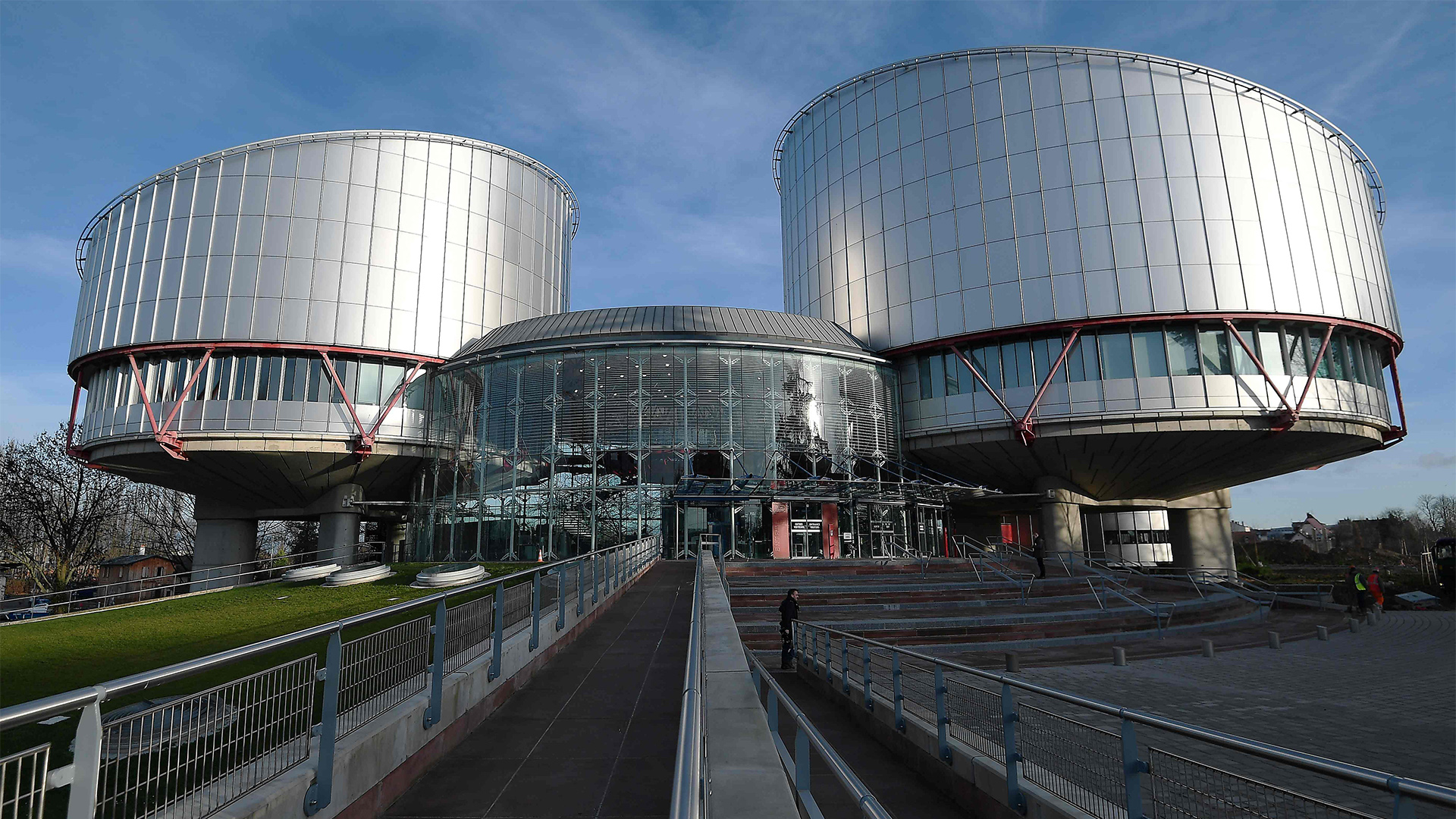 Außenansicht des Europäischen Gerichtshof für Menschenrechte in Straßburg