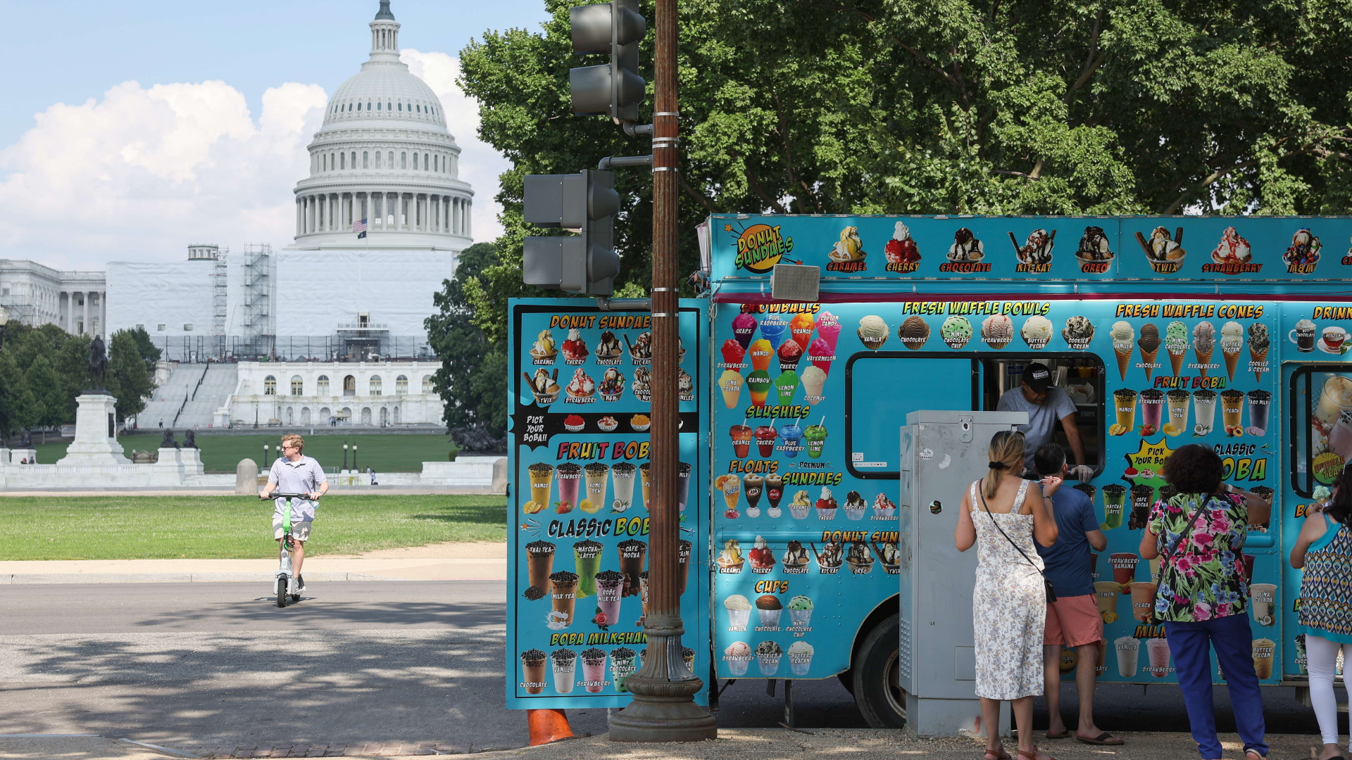 Eiswagen vor dem US-Kapitol | AFP