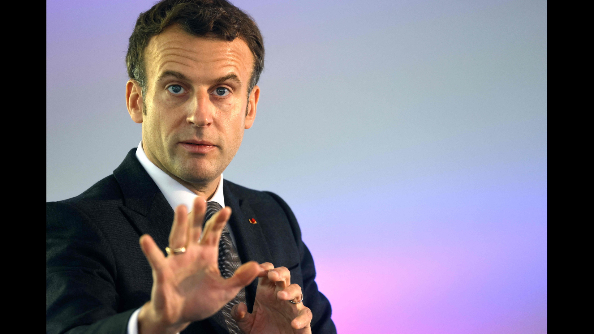Der französische Präsident Emmanuel Macron. | AFP