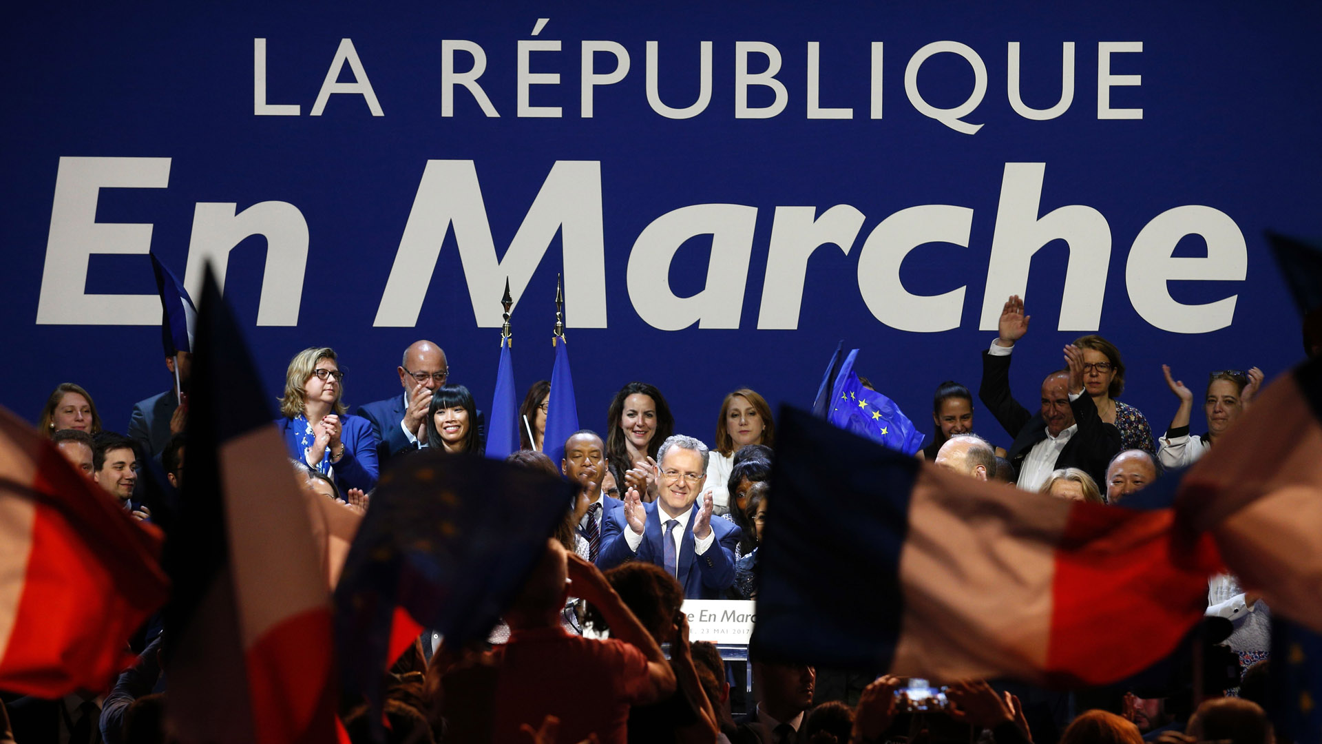 "En Marche"-Wahlkampfveranstaltung | AFP