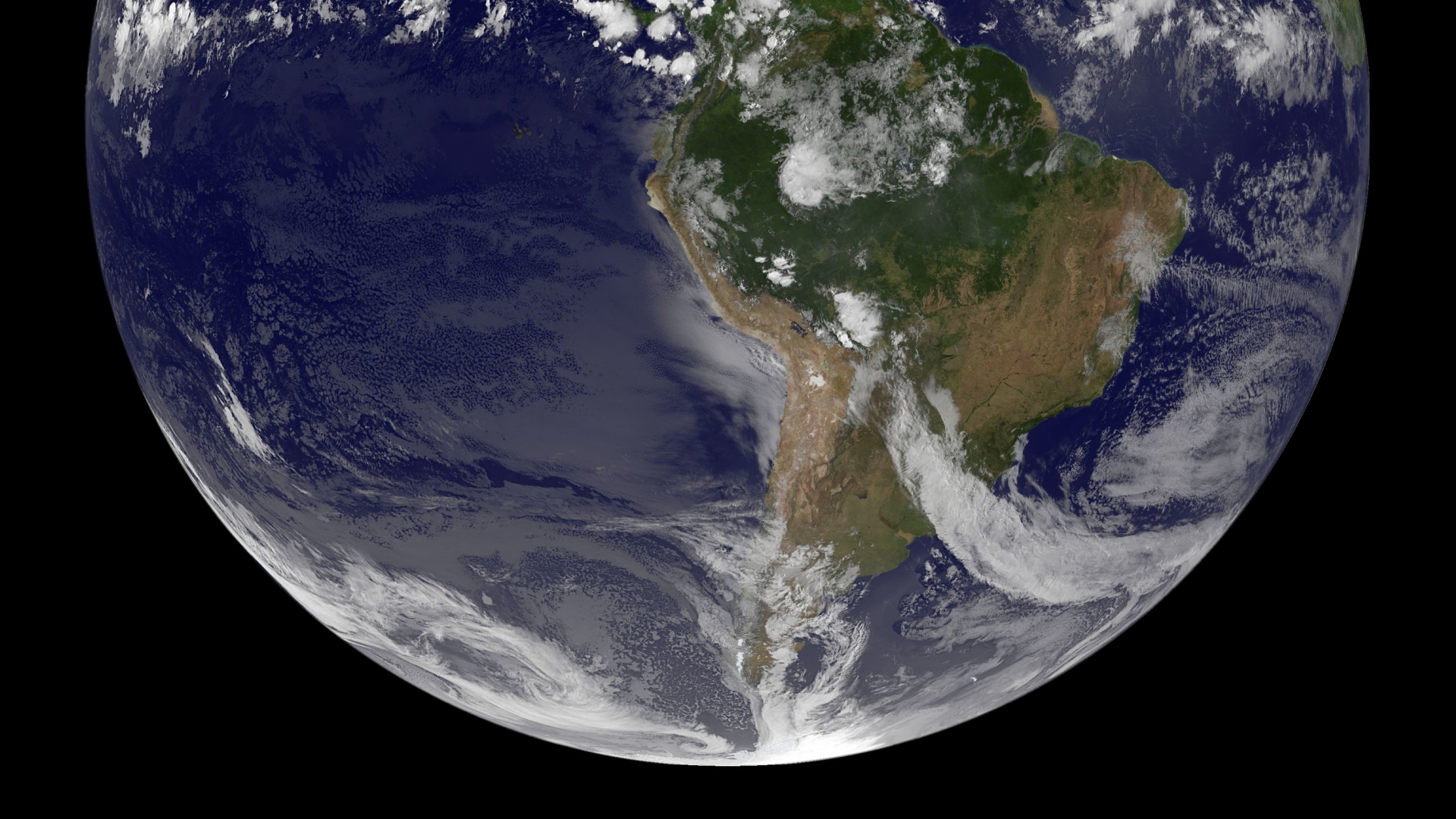 Ein Satellitenbild zeigt die Erde. | Bildquelle: dpa