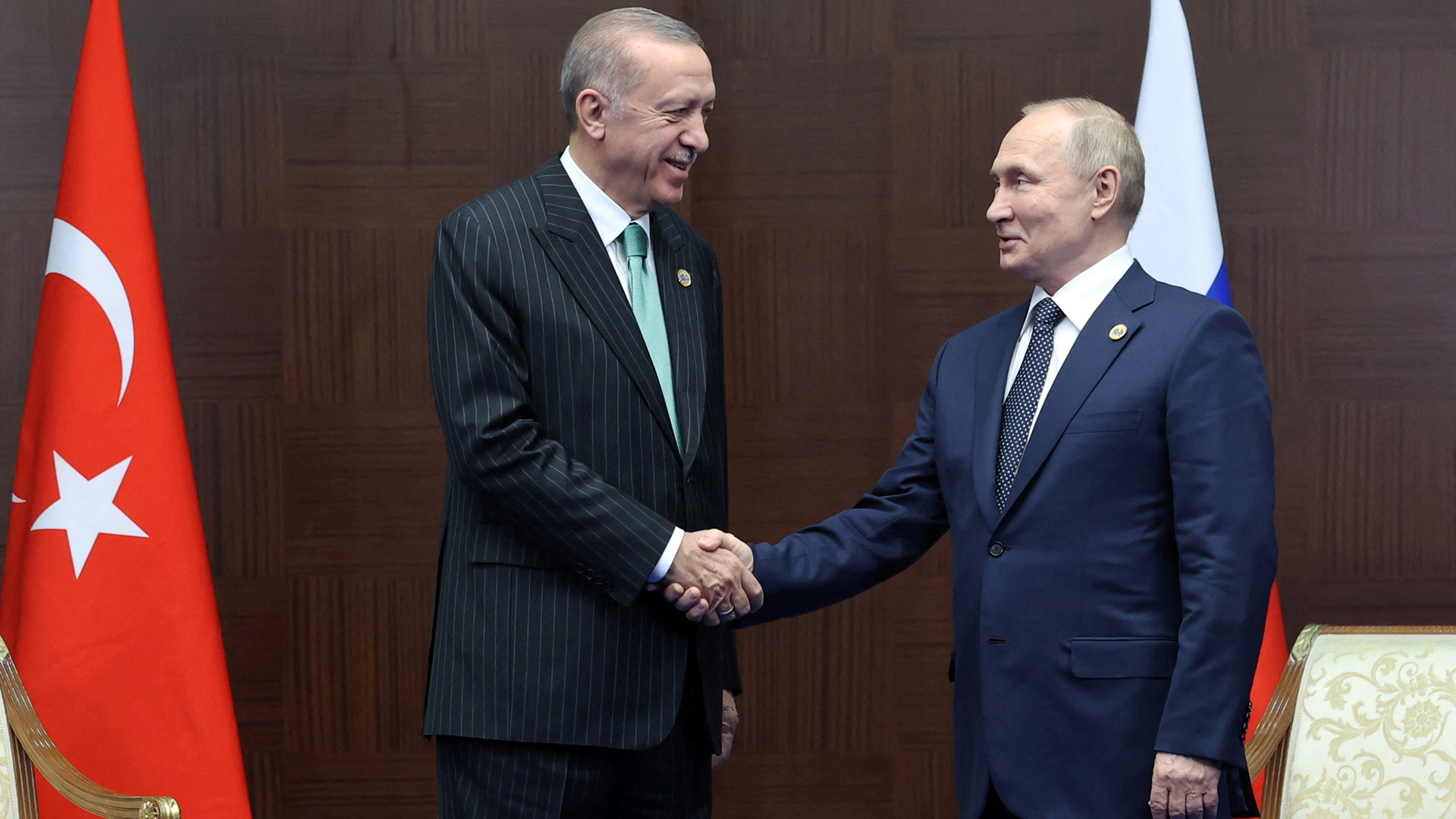 Recep Tayyip Erdogan und Wladimir Putin (Archivfoto: 13.10.2022) | via REUTERS