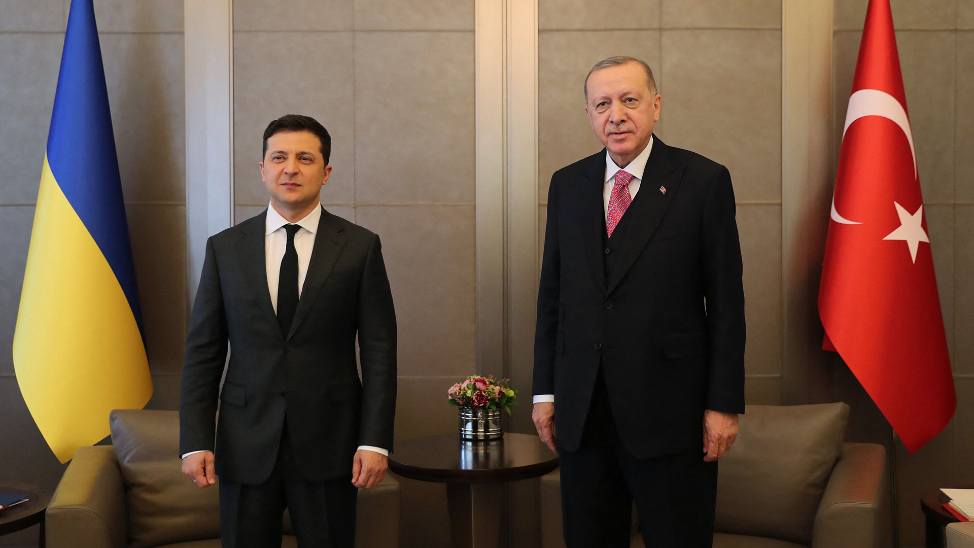 Die Präsidenten der Ukraine und der Türkei, Selenskij und Erdogan | AFP