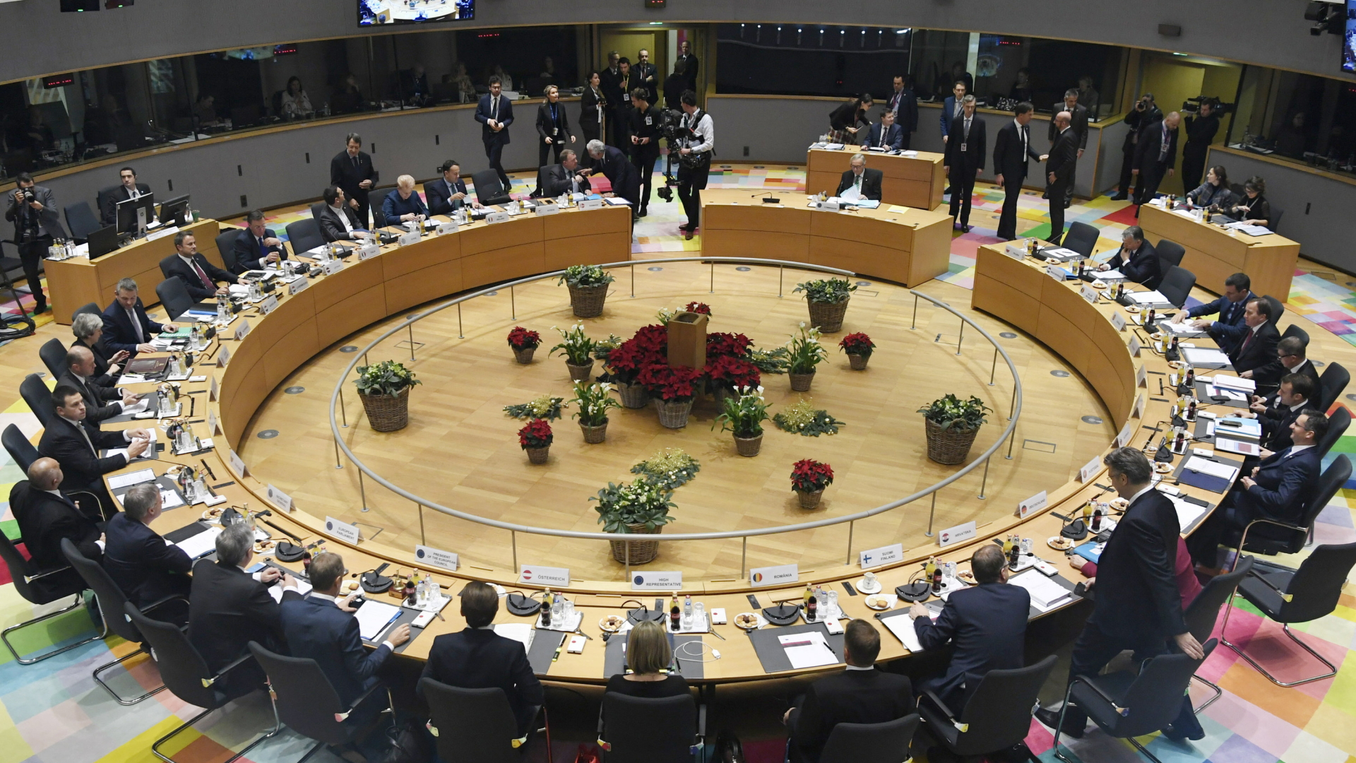 Teilnehmer des EU-Gipfels in Brüssel | dpa